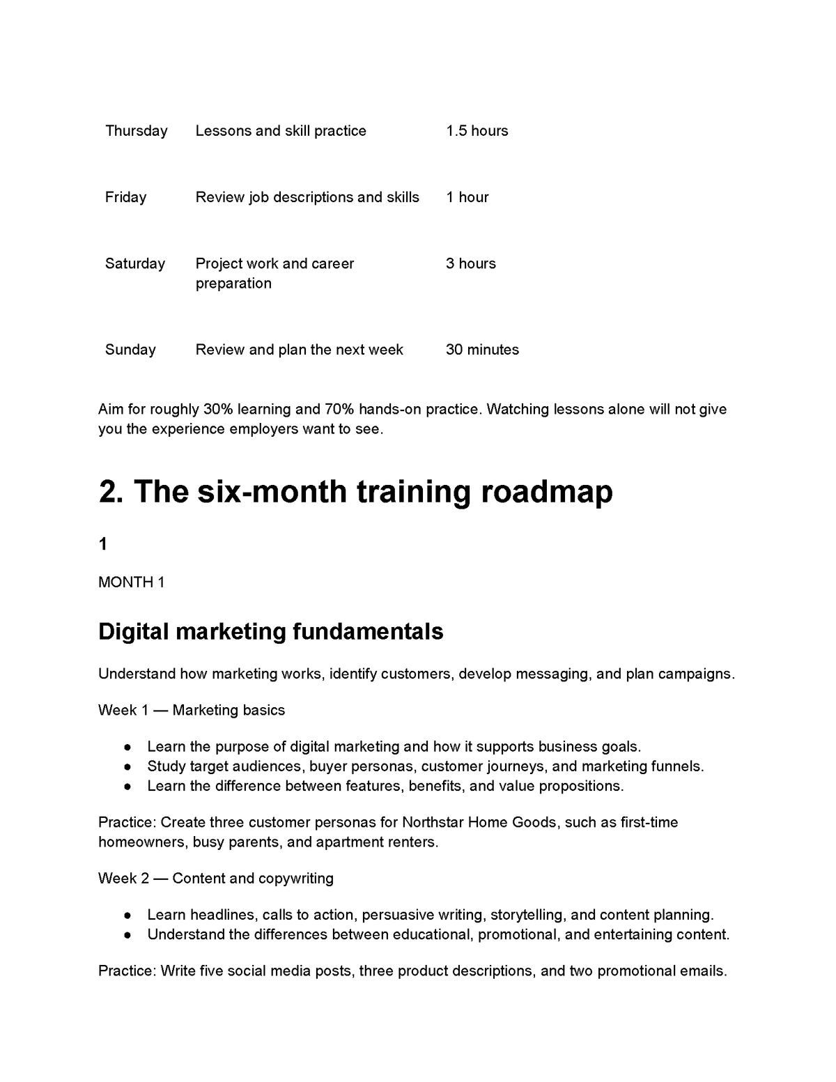Digital Marketing Specialist & Marketing Analyst Training
