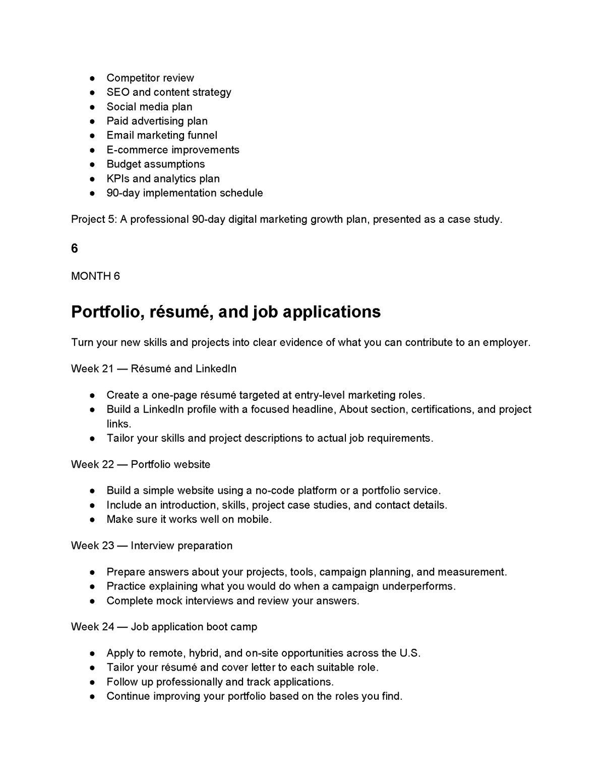 Digital Marketing Specialist & Marketing Analyst Training