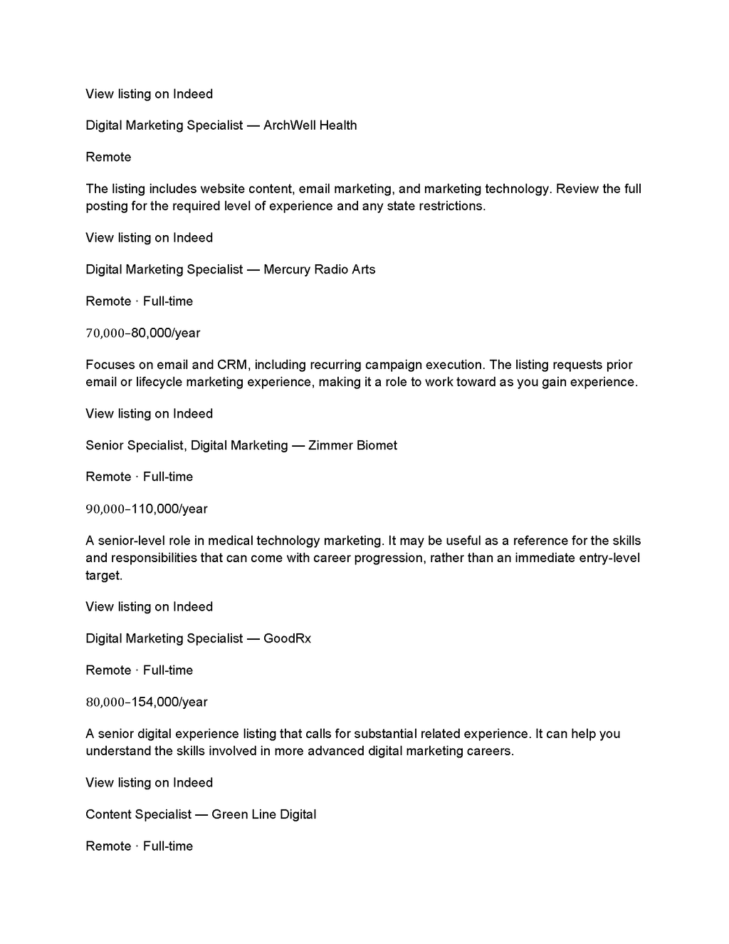 Digital Marketing Specialist & Marketing Analyst Training